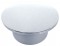 Chrome Plastic "Moon" Rear Axle Cover W/ Removabl Hub Cap - Ten 33Mm Thread-On Nut Cover