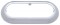 Chrome Plastic Snap-On Oval Light Bezel