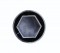 Chrome Plastic 33Mm X 3 1/2" Cylinder Push-On Nut Cover