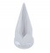Chrome Plastic 33Mm X 4 7/8" Push-On With Flange Spike Nut Cover