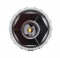 Chrome Plastic 33Mm Thread-On Nut Cover - Amber Reflector