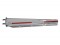 (2/Bulk) Stainless Steel 30" Heavy Duty Spring Loaded Straight Mud Flap Hanger W/ Conspicuity Reflector - 2 1/2" B.P.