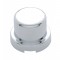 Chrome Plastic 1/2" X 5/8" Flat Top Nut Cover