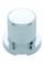 Chrome Plastic 3/4" X 1 1/4" Flat Top Nut Cover