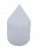 Chrome Plastic 33Mm Spike Top Nut Cover