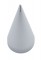 Chrome Plastic 33Mm X 4 1/2" Spike Thread-On Nut Cover