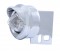 Chrome Universal Mud Flap Hanger End Light W/ 9 Red Led 2" Beehive Light W/ Visor - Clear Lens