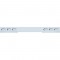 Stainless Steel 94" 1 Piece Rear Light Bar W/ 6 Straight Oval Light Cutouts