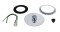 Medium Amber Watermelon Glass Light Kit W/O Lens, Bulb, & Screws