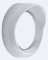 Chrome Plastic Century Small Gauge Cover W/ Visor