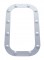 (2/Card) Stainless Steel Dimpled Vent Door Trim -