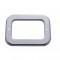 Chrome Plastic Kenworth "Studio Sleeper" Bezel W/ Visor