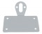 Chrome "Bobber" Style Side Mount Fender Light Bracket - Horizontal