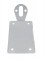 Chrome "Bobber" Style Side Mount Fender Light Bracket - Vertical