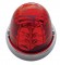Incandescent Large Glass Marker Light W/ 1157 Bulb - Dark Amber Crystal Lens