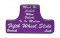 Glossy Fifth Wheel Sticker - Purple