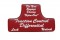 Glossy Traction Control Differential Sticker - Red