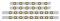 (4/Bulk) Stainless Steel Peterbilt 63" Sleeper Bracket W/ 32 Incandescent 2" Flat Light - Amber Lens