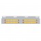 Stainless Steel Top Plate With Four 10 Amber Led 9" P/T/C Strip Light - Amber Lens