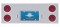 Stainless Steel Rear Center Light Panel W/ Four 4" Led Lights