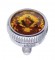 Chrome 5Mm C.B. Mounting Bolt W/ Diam0Nd - Amber