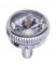 (2/Card) Chrome 6Mm C.B. Mounting Bolt W/ Diam0Nd - Clear