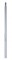 Chrome 18" Shifter Shaft Extension, 1/2"-13 Thread