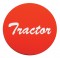 Aluminum "Tractor" Sticker - Red