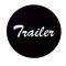 Aluminum "Trailer" Sticker - Black