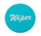 Aluminum "Wiper" Sticker - Blue