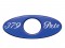 (2/Card) Glossy Peterbilt "379" Key Hole Guard - Blue