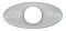(2/Card) Glossy Peterbilt "379" Key Hole Guard - Silver