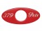 (2/Card) Glossy Peterbilt "379" Key Hole Guard - Red