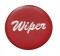Glossy "Wiper" Sticker - Red