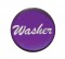Glossy "Washer" Sticker - Purple