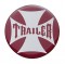 Glossy Maltese Cross "Trailer" Sticker - Red