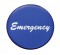 Glossy "Emergency" Sticker - Blue