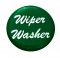Glossy "Wiper/Washer" Sticker - Green