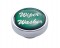 Chrome Air Valve Knob W/ Glossy "Wiper/Washer" Sticker - Green