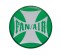 Glossy Maltese Cross "Fan/Air" Sticker - Green