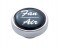 Chrome Air Valve Knob W/ Glossy "Fan/Air" Sticker - Black