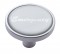 Chrome Short Pin Mount Air Valve Knob W/ Glossy "Emergency" Sticker - Silver