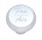 Chrome Deluxe Dash Knob W/ Aluminum "Fan/Air" Sticker - Silver