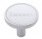 Chrome Long Pin Mount Air Valve Knob W/ Stainless Steel "Emergency" Plaque - Block Style