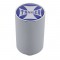Chrome Aluminum 3" Air Valve Knob W/ Glossy "Trailer" Cross Sticker - Blue