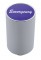 Chrome Aluminum 3" Air Valve Knob W/ Glossy "Emergency" Sticker - Purple