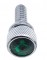Chrome Peterbilt Dash Screws W/ Diamond - Green