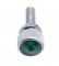 Chrome Kenworth Dash Short Screws W/ Diamond - Green