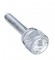 (12/Card) Chrome Kenworth Dash Long Screws W/ Diamond - Clear