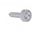 (6/Card) Chrome Kenworth Upper Dash Screw W/ Diamond - Clear